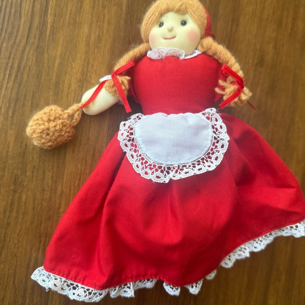 Little Red Riding Hood Topsy Turvy Flip Doll Grandma Stuffed Reversible Storytel - Picture 5 of 10